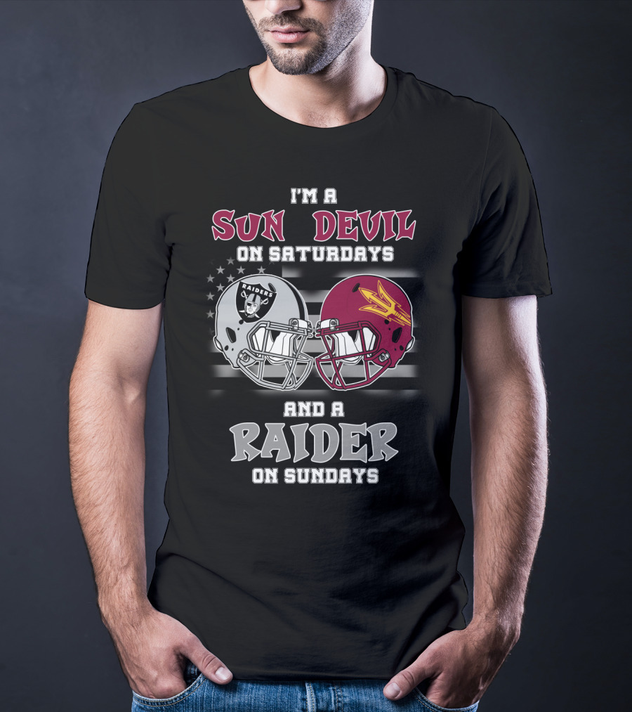 I'm A Sun Devil On Saturdays And A Raider On Sundays T-Shirt