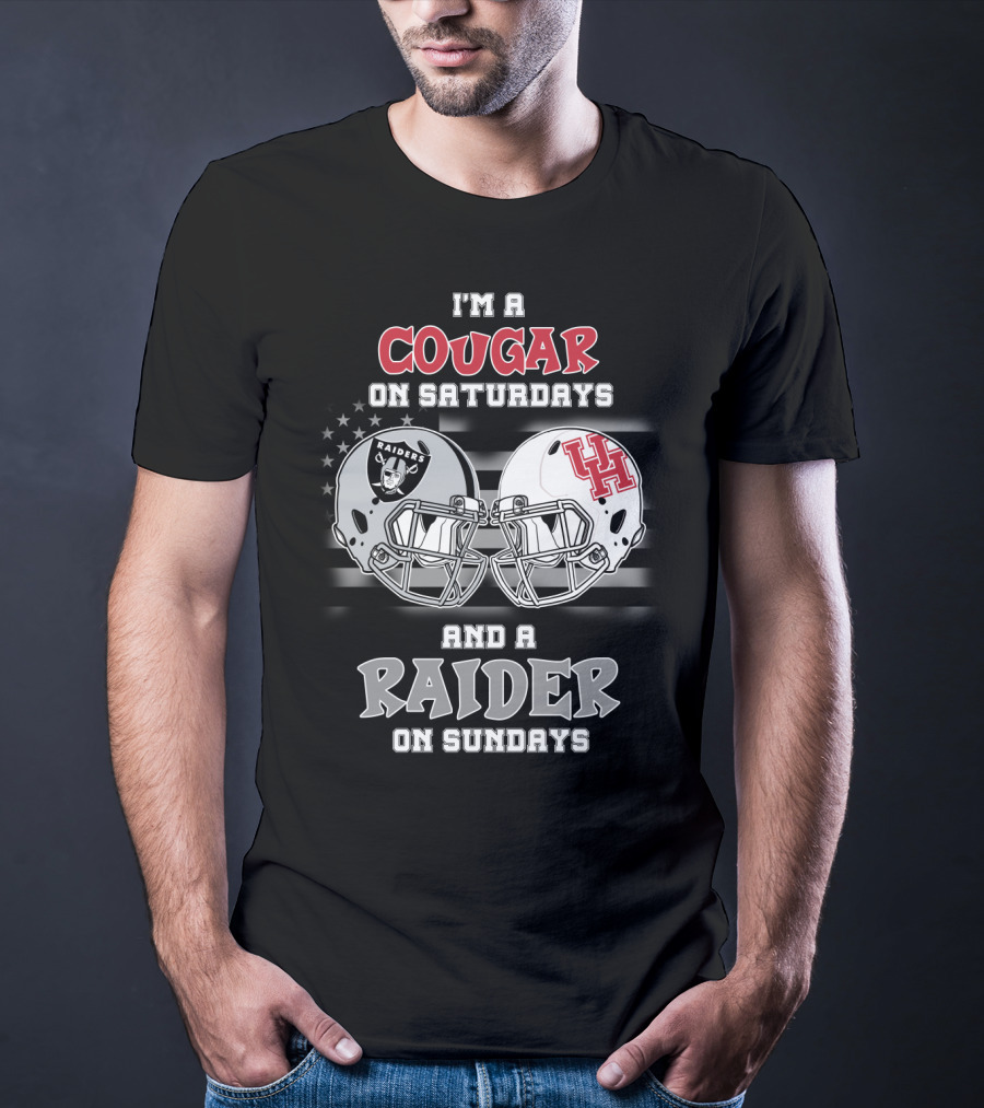 I'm A Cougar On Saturdays And A Raider On Sundays T-Shirt