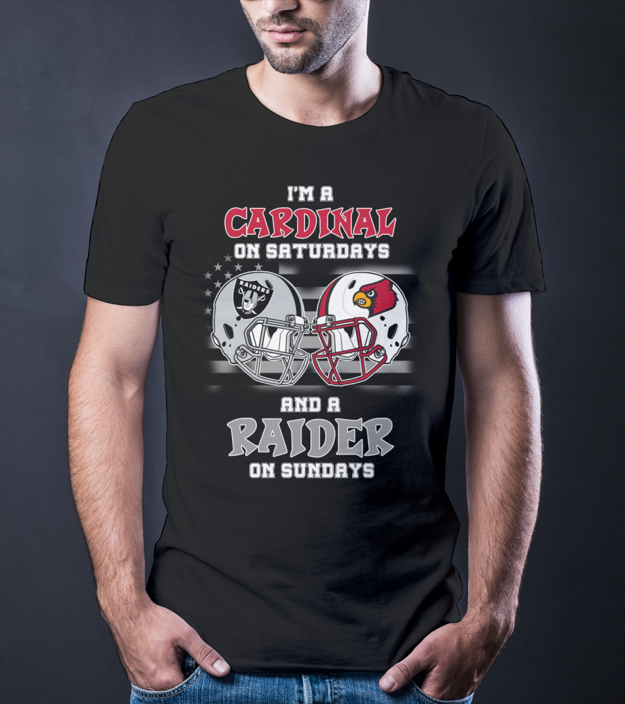I'm A Cardinal On Saturdays And A Raider On Sundays T-Shirt