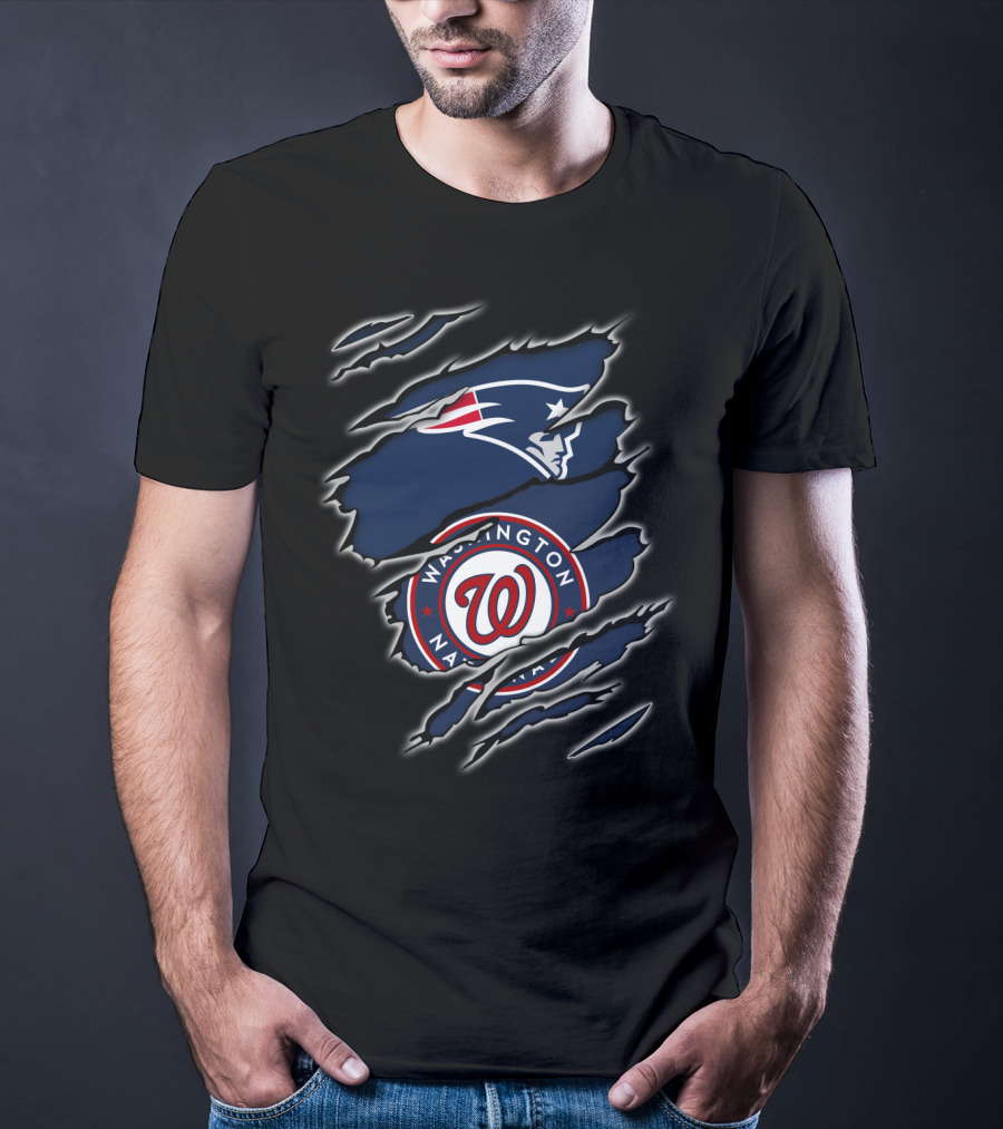 Patriots Washington Nationals Team Fusion T-Shirt