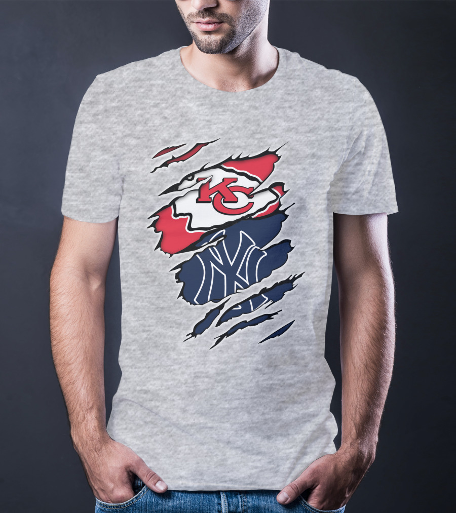 Chiefs Kc Yankees Ny Crossover T-Shirt