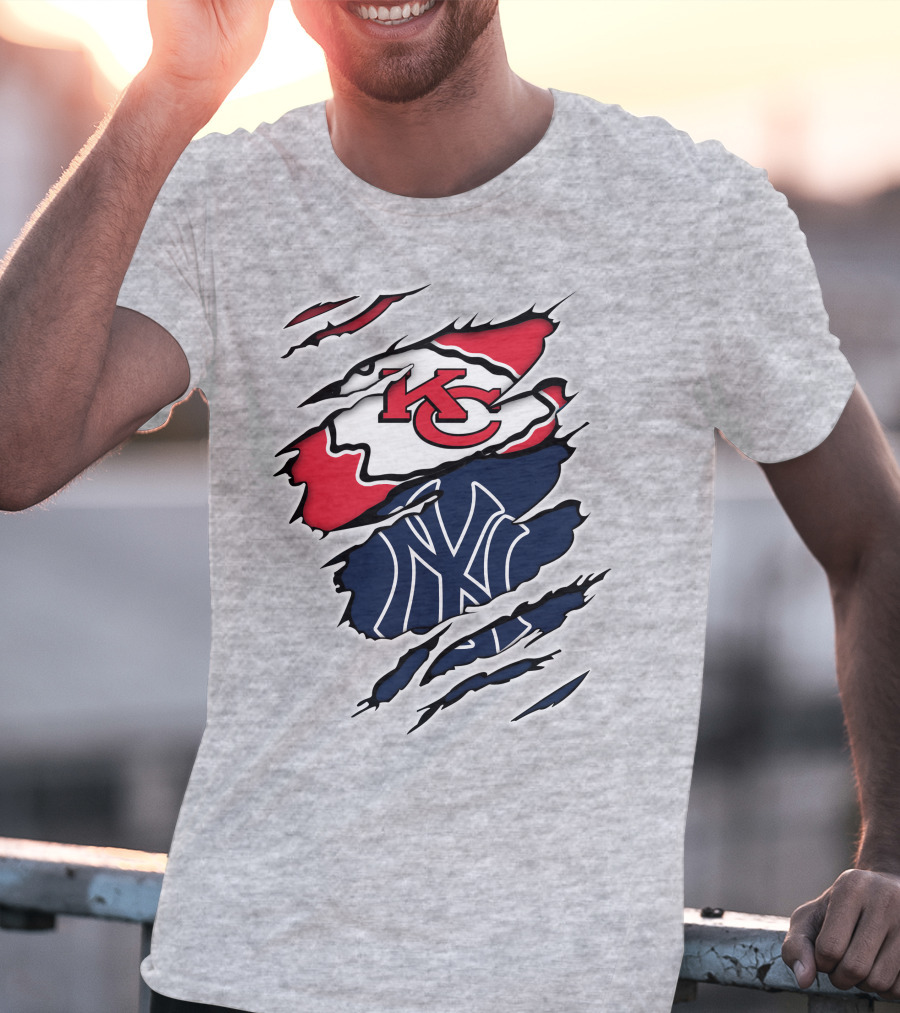 Chiefs Kc Yankees Ny Crossover T-Shirt