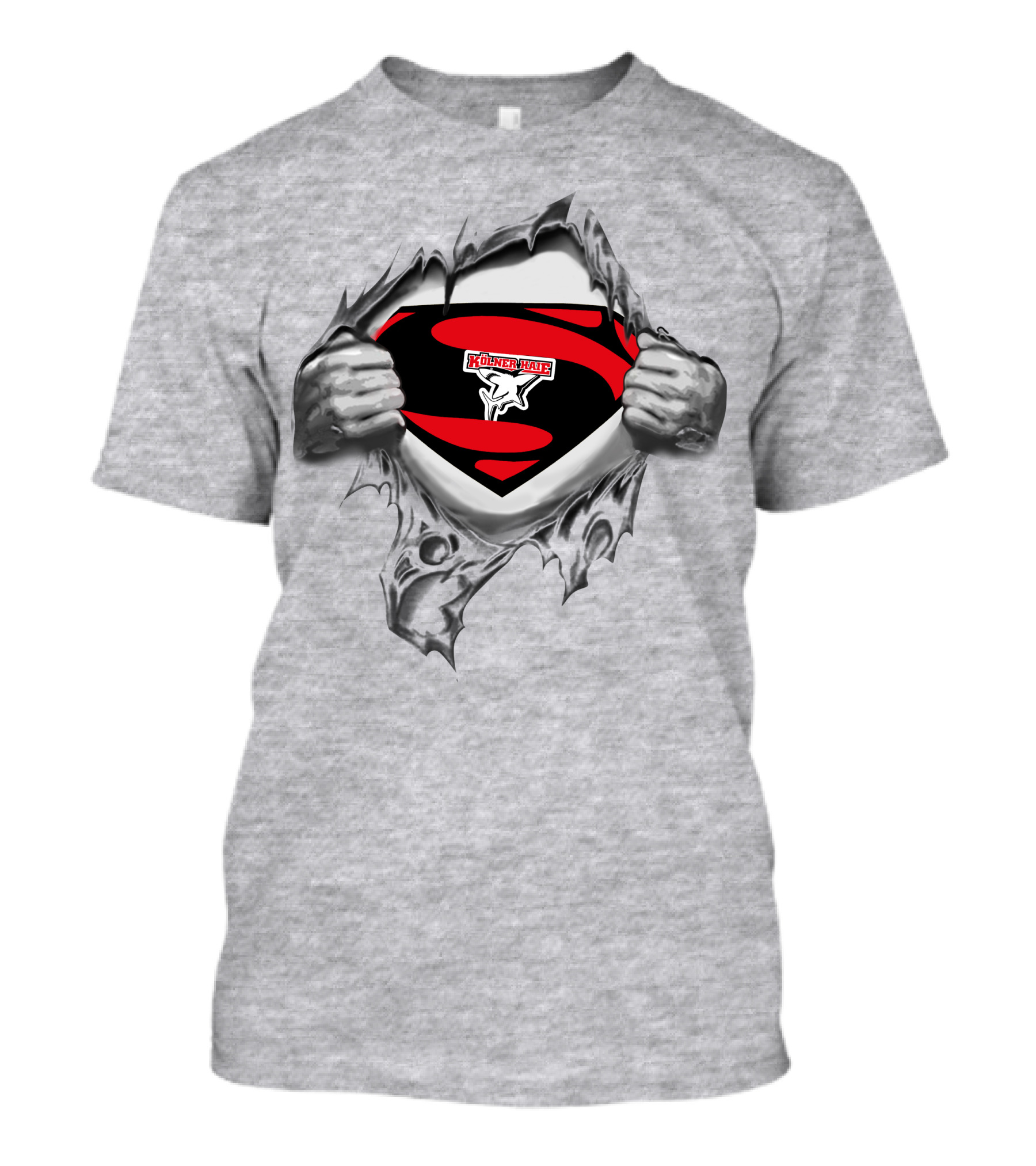 Kölner Haie Superman Logo Fan T-Shirt