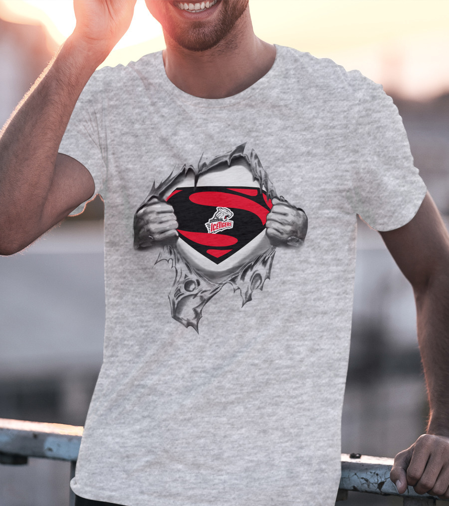 Nürnberg Ice Tigers Superman Logo Emblem Revealed T-Shirt