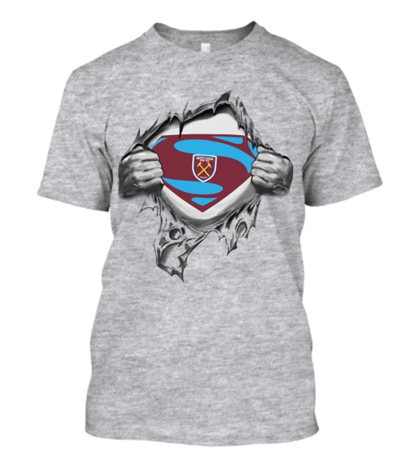 West Ham United Superman Logo Burst T-Shirt