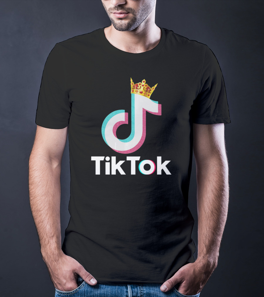 Funny TikTok Dancing Musician DJ Love With Crown T-Shirt