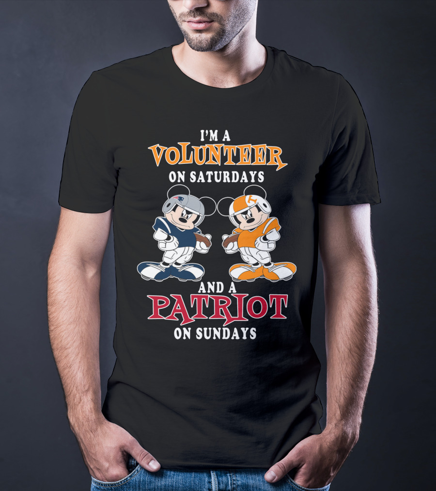 I'm A Volunteer On Saturdays And A Patriot On Sundays T-Shirt