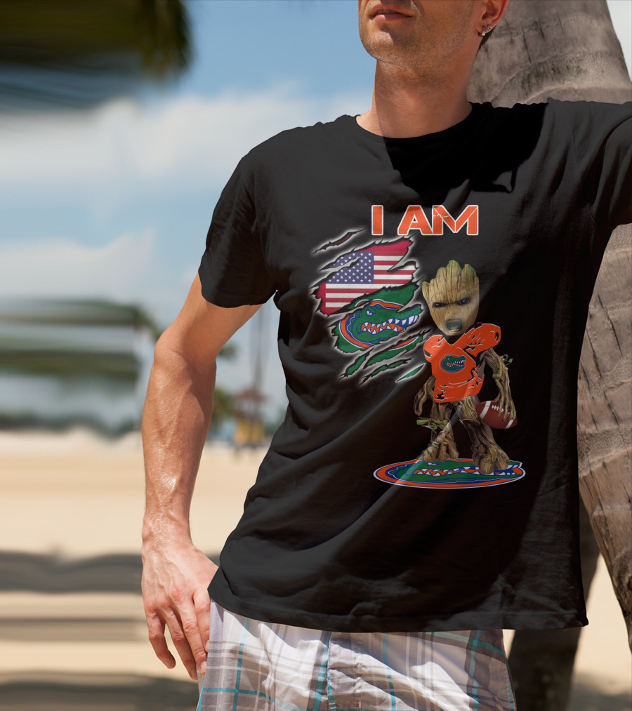 I Am Florida Gators American Football Groot Fan T-Shirt