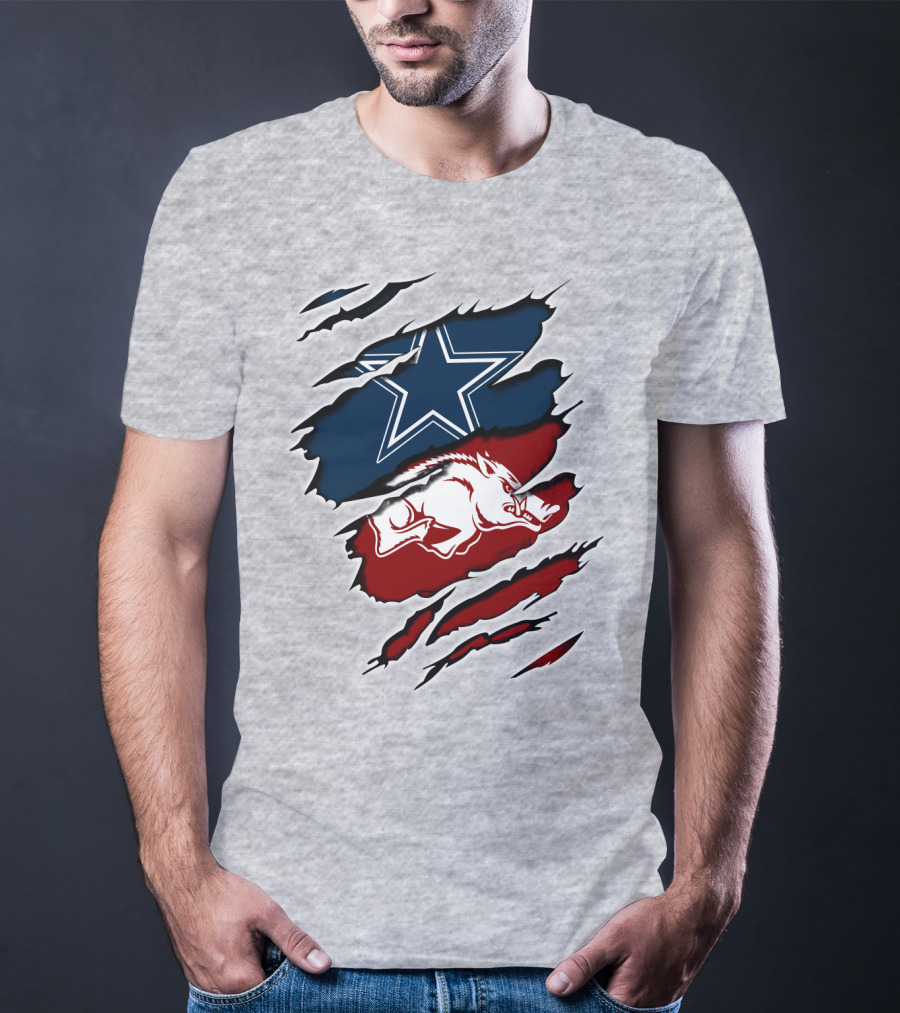 Cowboys Razorback Arkansas Team Spirit T-Shirt