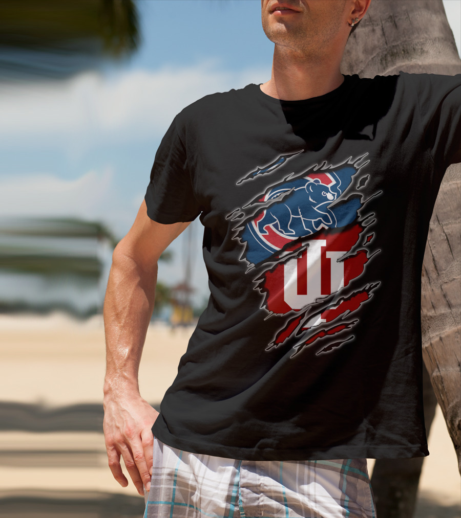 Cubs Hoosiers Crossover Fan T-Shirt