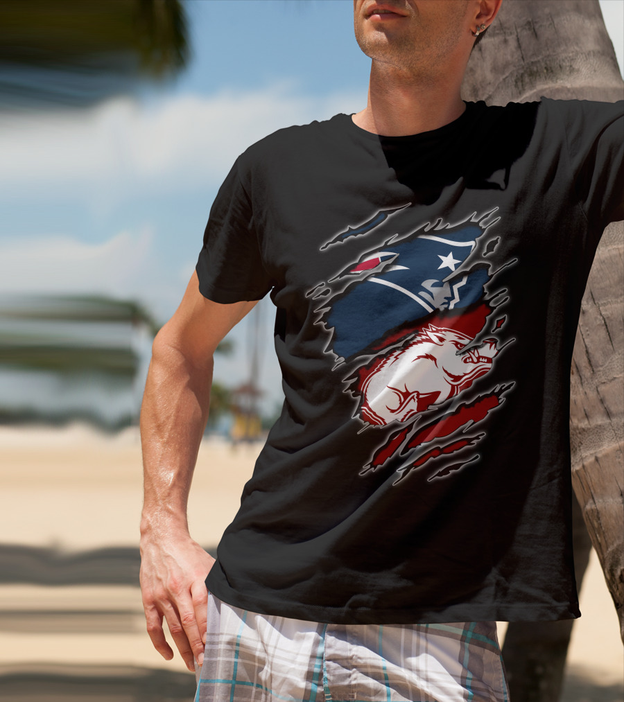 Patriots Arkansas Razorbacks Claw T-Shirt