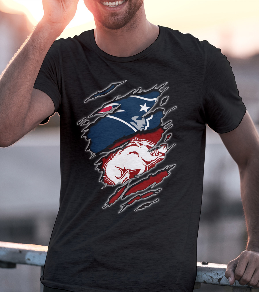 Patriots Arkansas Razorbacks Claw T-Shirt