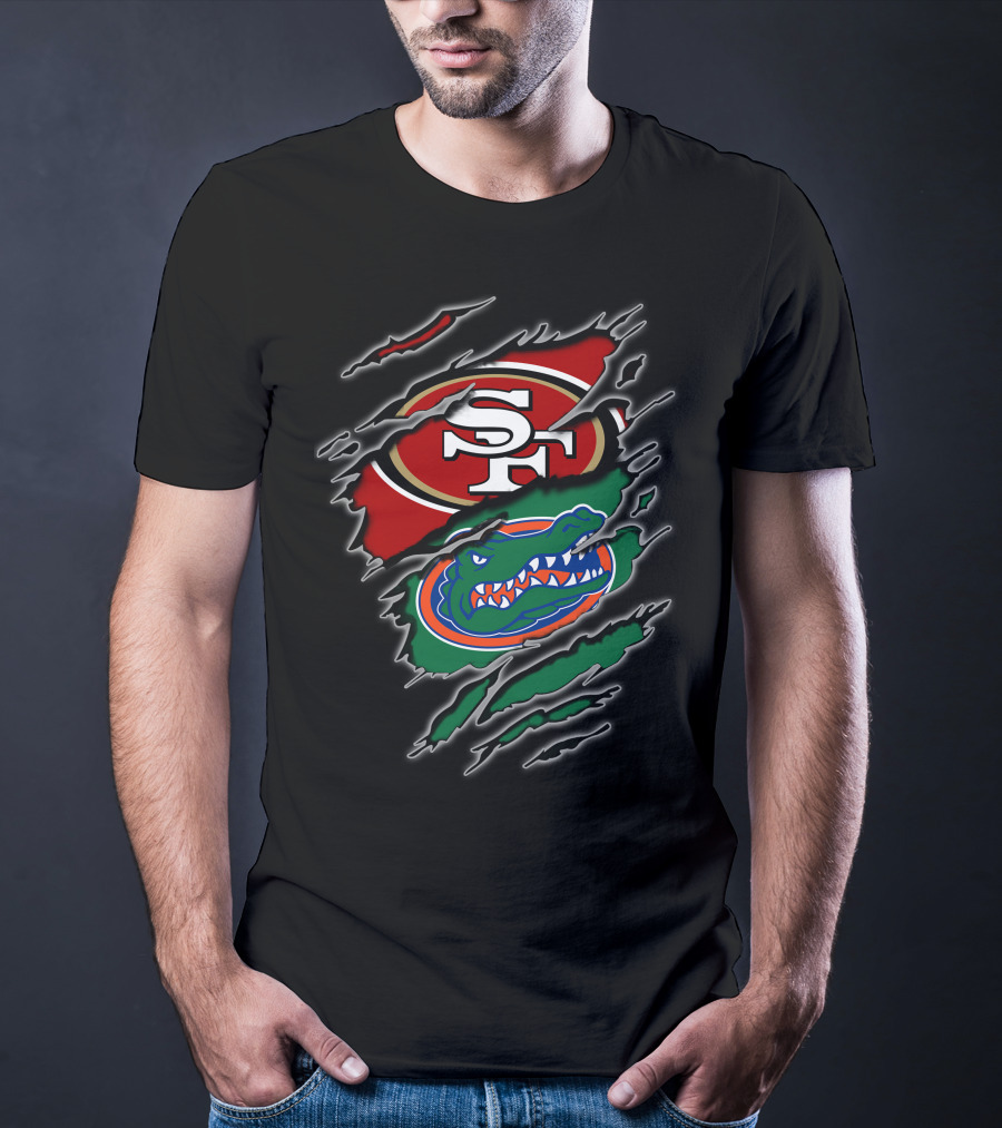 49ers Sf Florida Gators Ripped T-Shirt