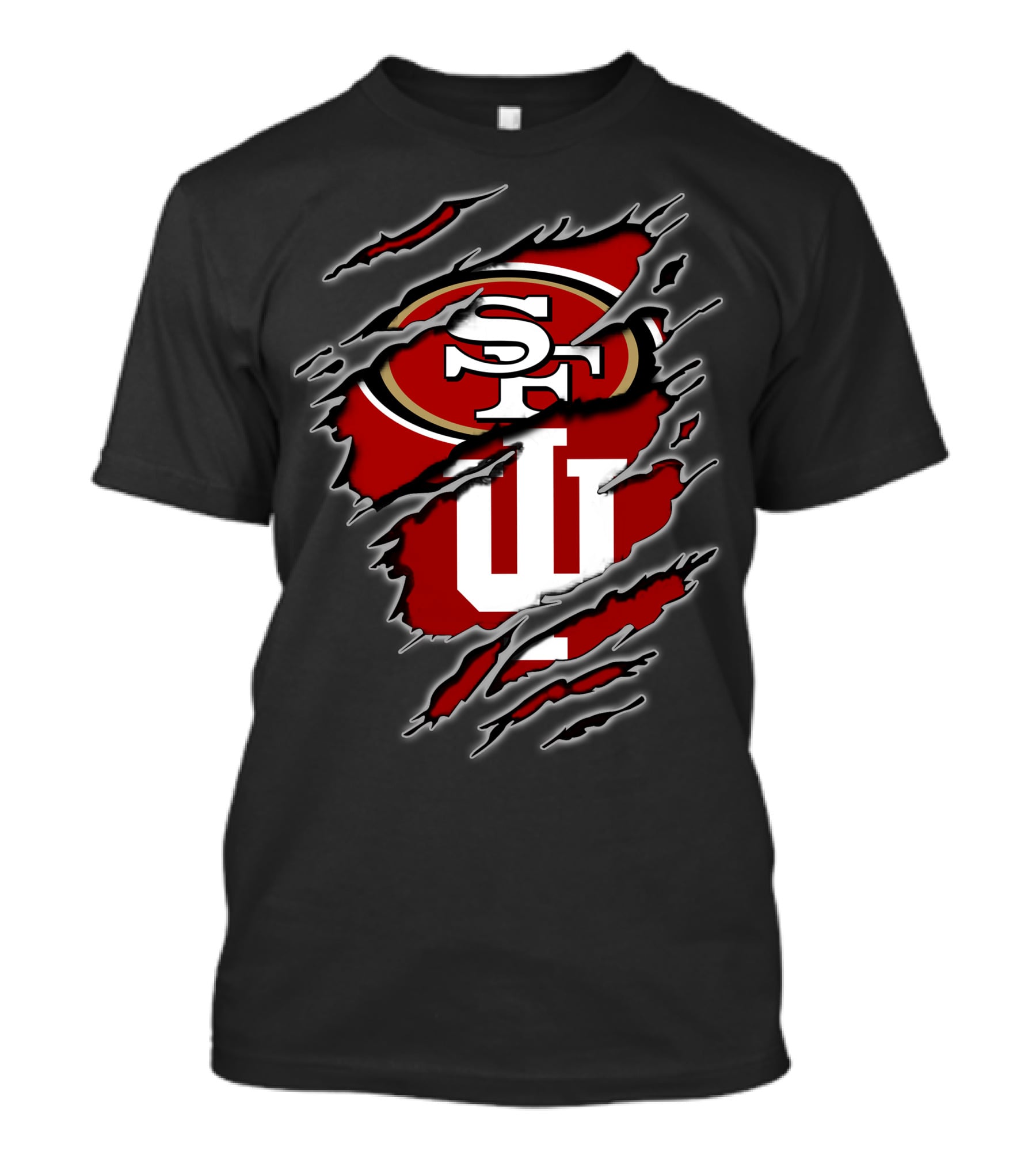 49ers Sf Indiana Hoosiers Tear T-Shirt