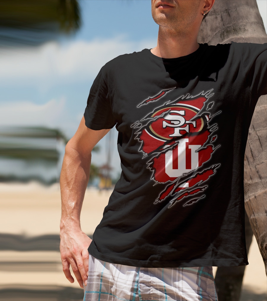 49ers Sf Indiana Hoosiers Tear T-Shirt