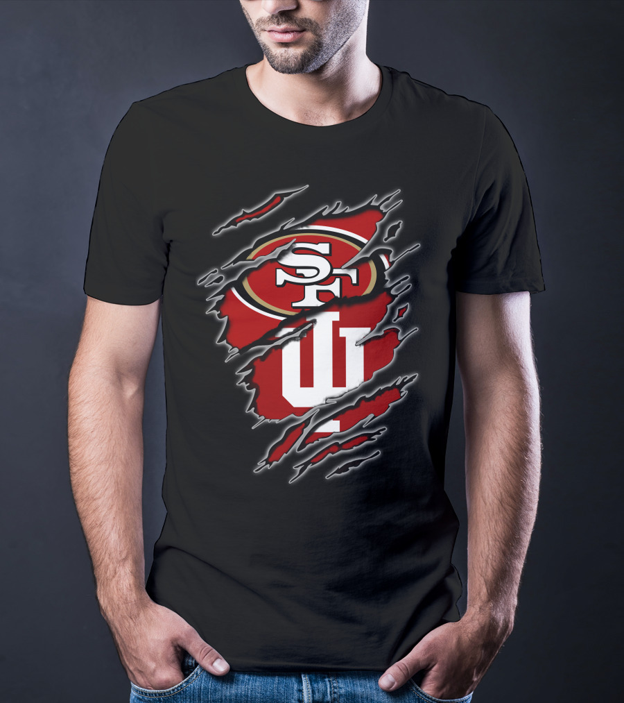 49ers Sf Indiana Hoosiers Tear T-Shirt