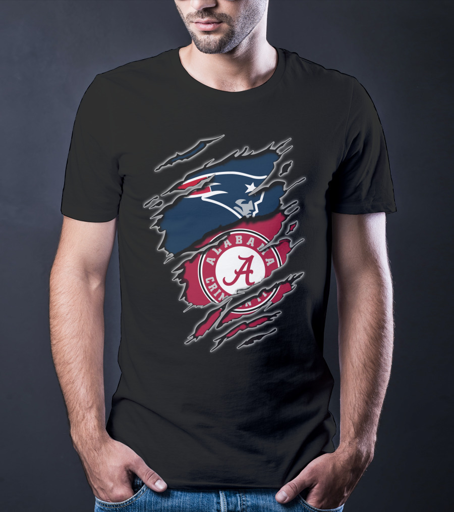 Patriots Alabama Crimson Tide Crossover T-Shirt