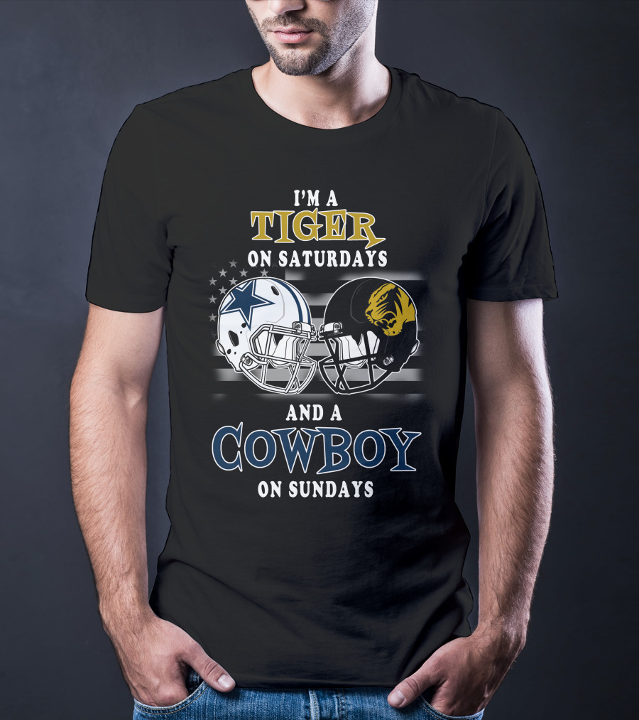 I'm A Tiger On Saturdays And A Cowboy On Sundays T-Shirt