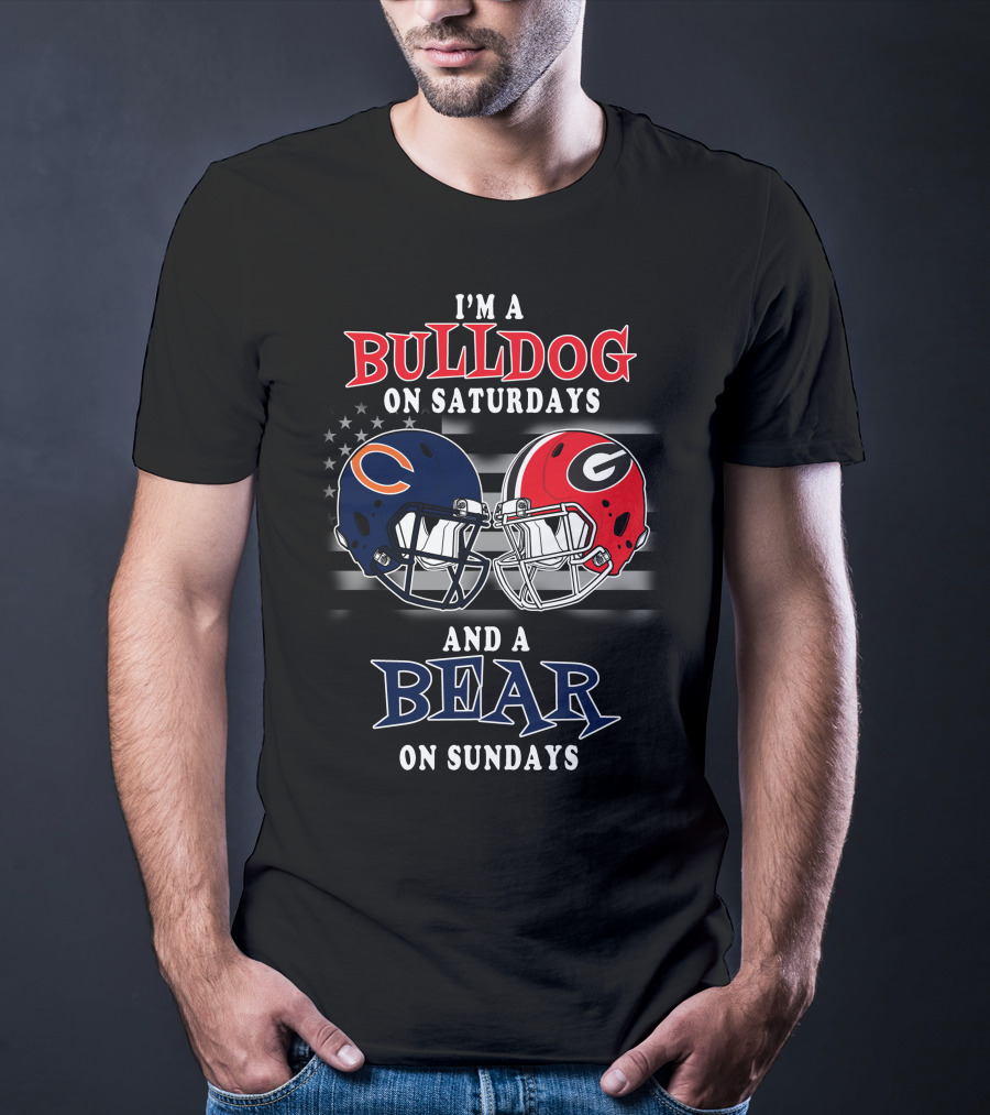 I'm A Bulldog On Saturdays And A Bear On Sundays T-Shirt