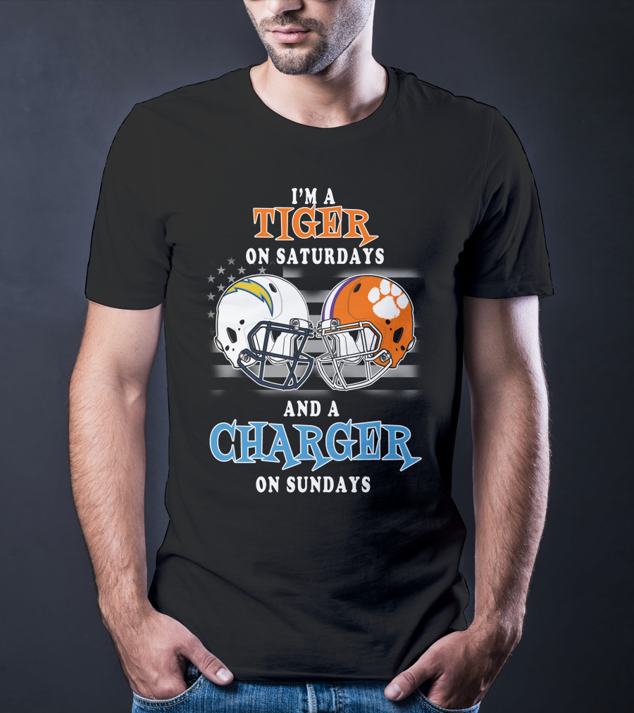 I'm A Tiger On Saturdays And A Charger On Sundays T-Shirt