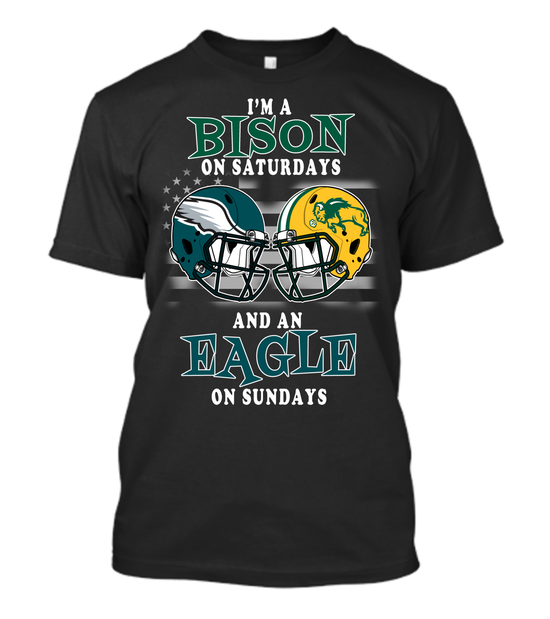 I'm A Bison On Saturdays And An Eagle On Sundays T-Shirt