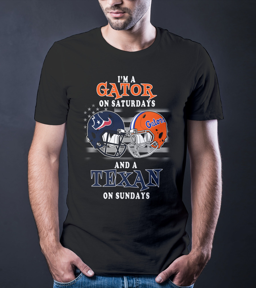 I'm A Gator On Saturdays And A Texan On Sundays T-Shirt