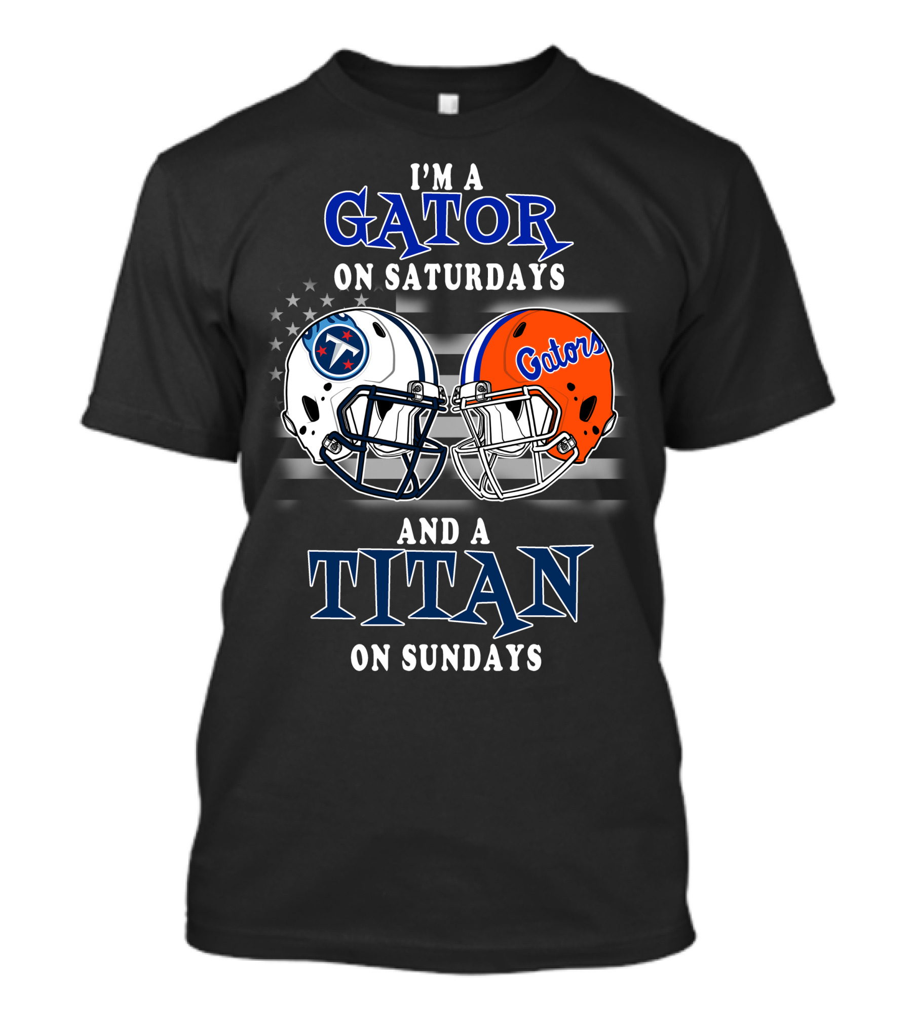 Gator On Saturdays Titan On Sundays Football Helmets T-Shirt