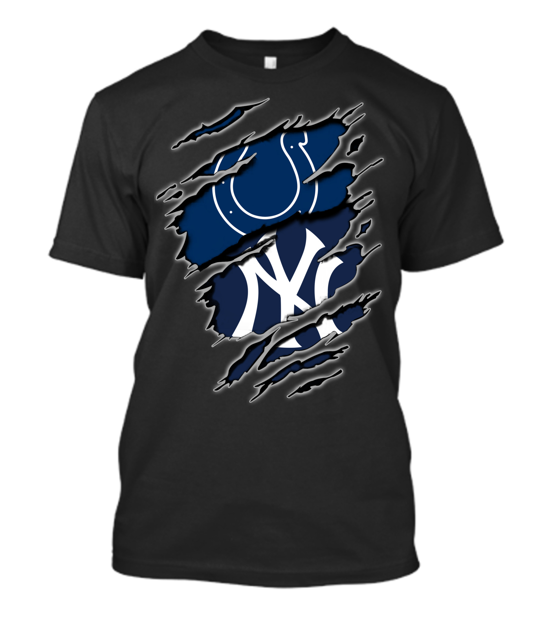 Colts Yankees Logo Tear T-Shirt