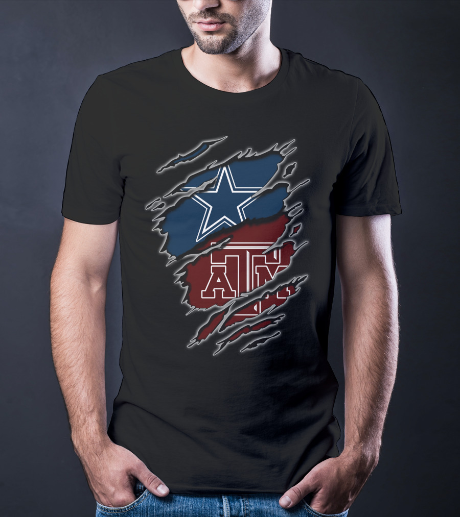Dallas Cowboys Texas A&M Crossover T-Shirt