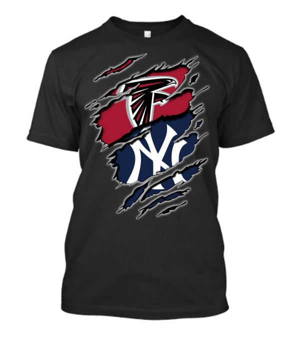 Falcons Yankees Logo Fusion T-Shirt