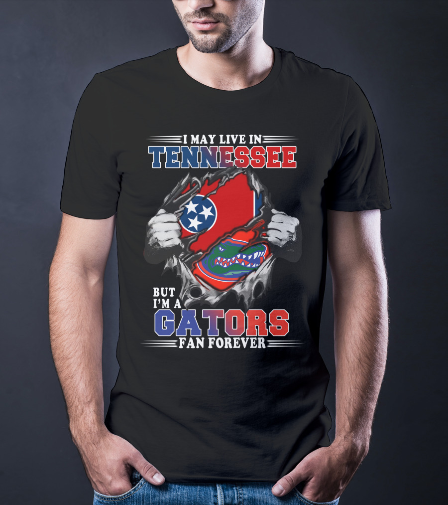 Tennessee Living Gators Fan Forever Gators-Tennessee T-Shirt