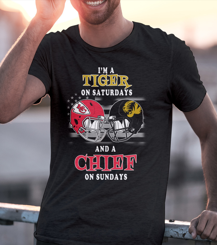 I'm A Tiger On Saturdays And A Chief On Sundays T-Shirt