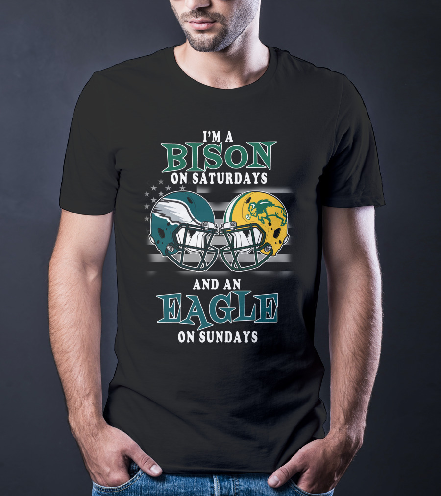 I'm A Bison On Saturdays And An Eagle On Sundays T-Shirt
