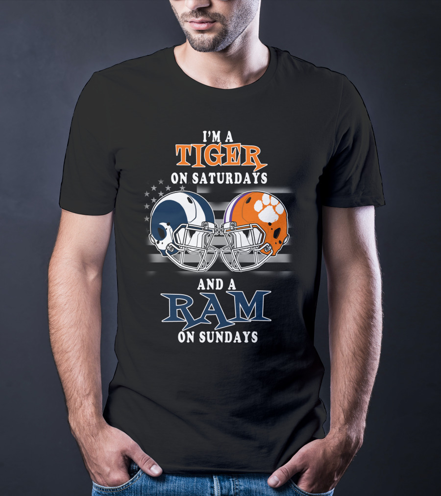 I'm A Tiger On Saturdays And A Ram On Sundays T-Shirt