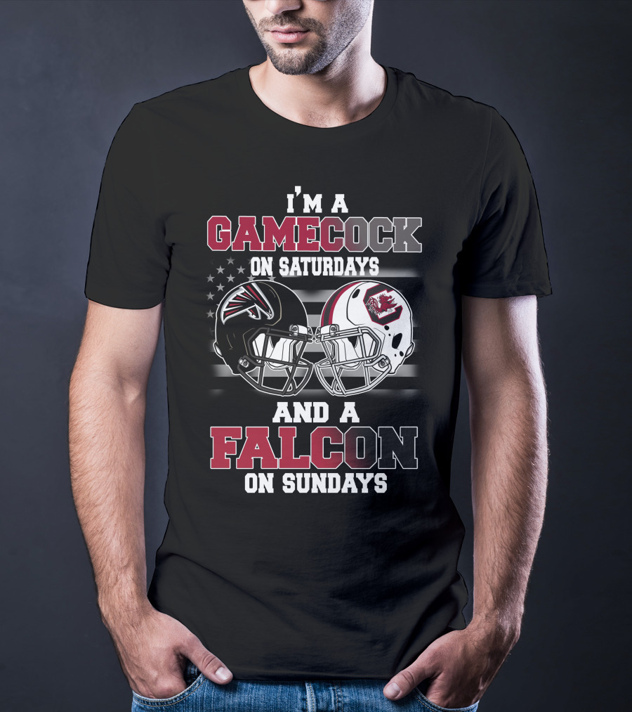 I'm A Gamecock On Saturdays And A Falcon On Sundays T-Shirt