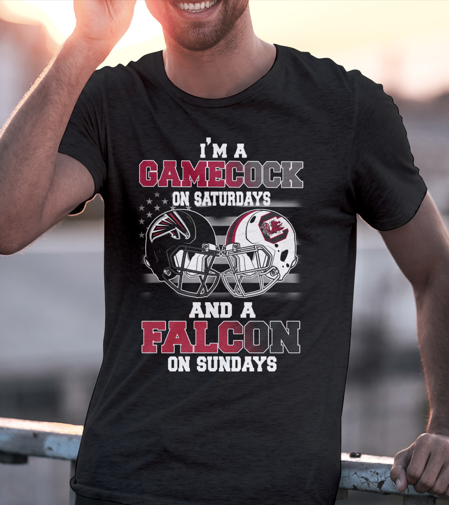 I'm A Gamecock On Saturdays And A Falcon On Sundays T-Shirt