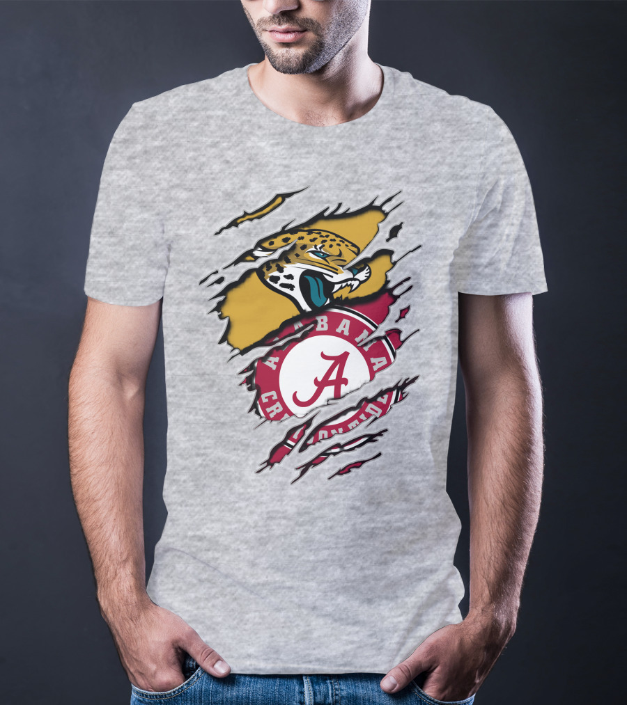 Alabama Crimson Tide Jaguars Fan Crossover T-Shirt