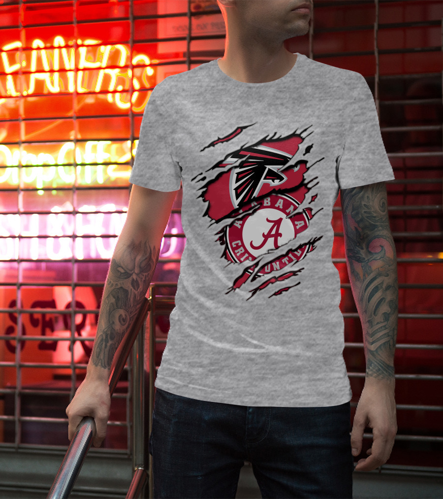 Falcons Alabama Crimson Tide Fan T-Shirt