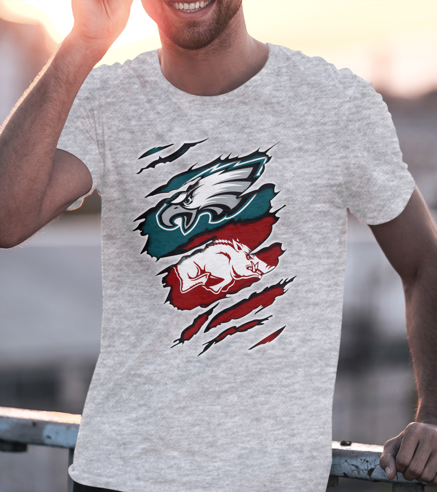 Eagles Razorbacks Eagles Razorbacks Football Rivalry T-Shirt