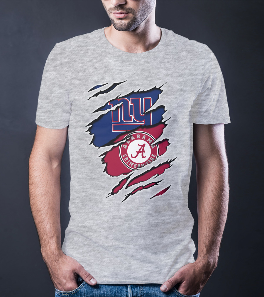 New York Giants Alabama Crimson Tide T-Shirt