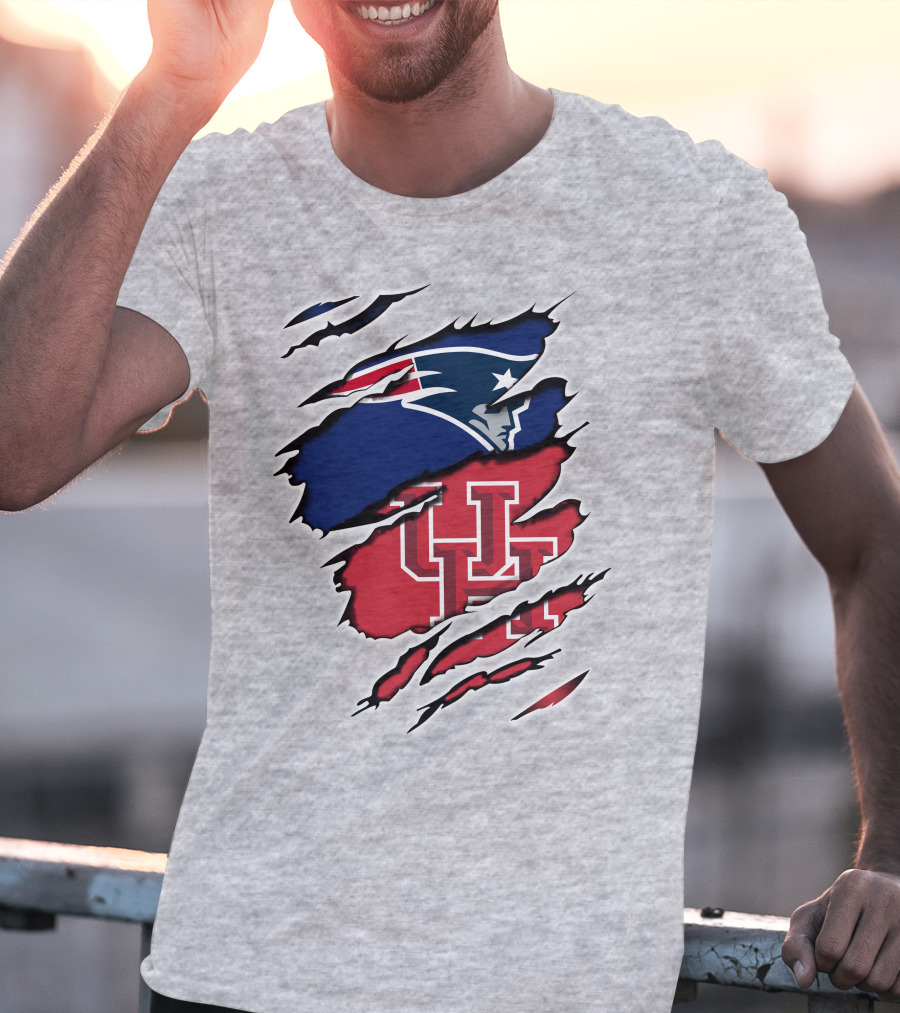 Patriots UH Houston Claw Mark Fusion T-Shirt