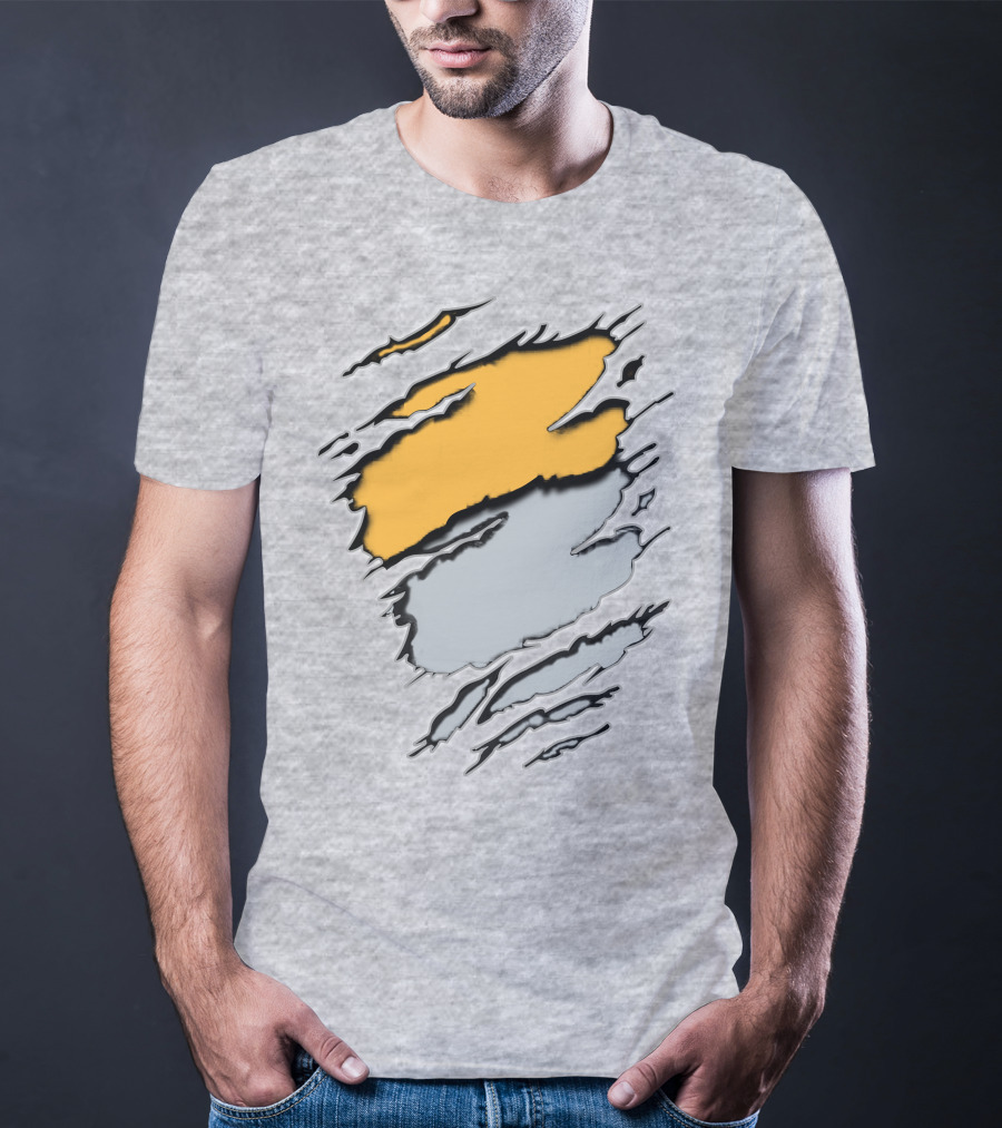 Ath Rai Tiger Claw Abstract T-Shirt