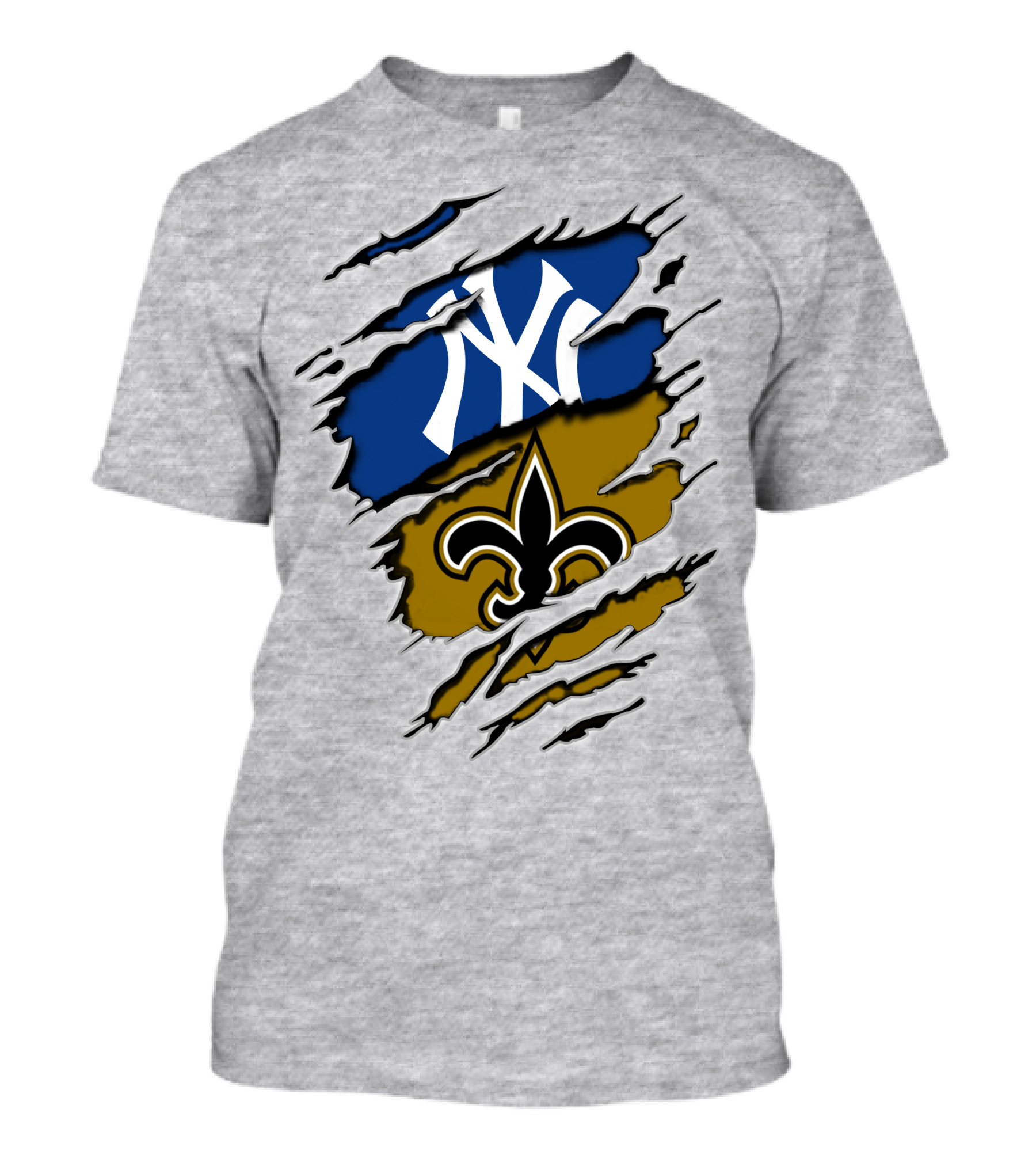 New York Yankees New Orleans Saints Dual T-Shirt