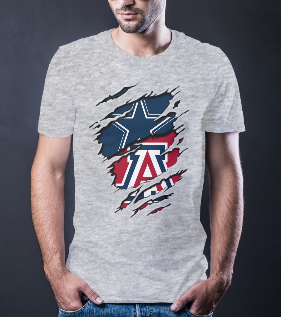 Cowboys Arizona Star Torn Claw T-Shirt