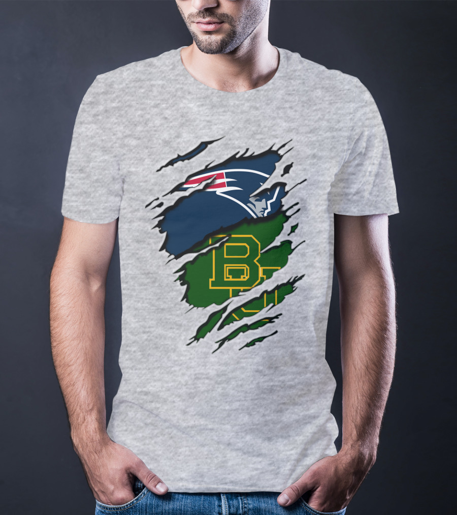 Patriots Baylor BU Logo Mashup T-Shirt