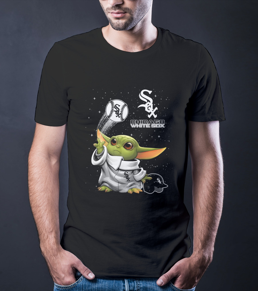 Chicago White Sox Star Wars Character Baseball Skills With Team T-Shirt