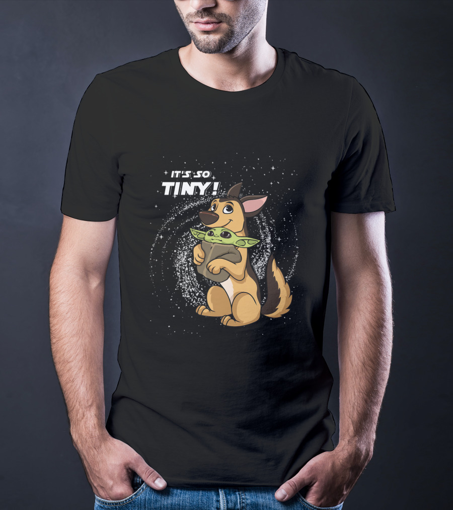 It's So Tiny Baby Yoda German Shepherd T-Shirt