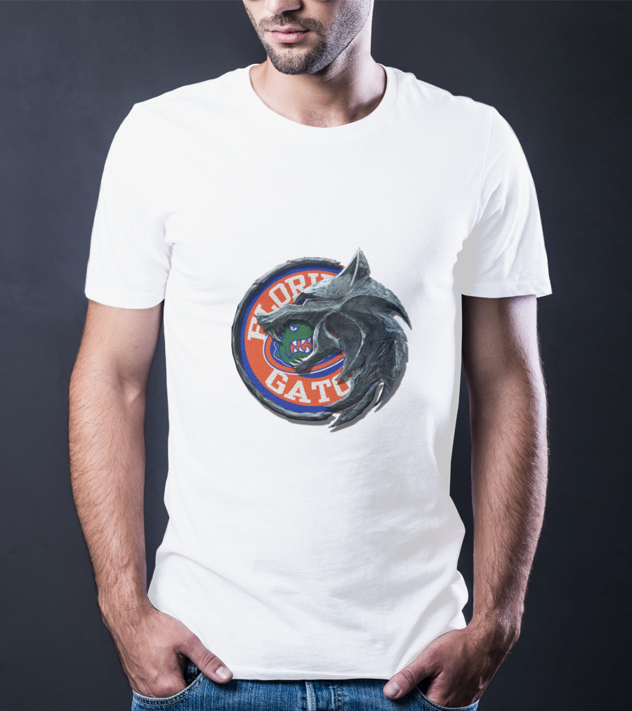 Florida Gators Game Of Thrones House Stark Emblem Mashup T-Shirt