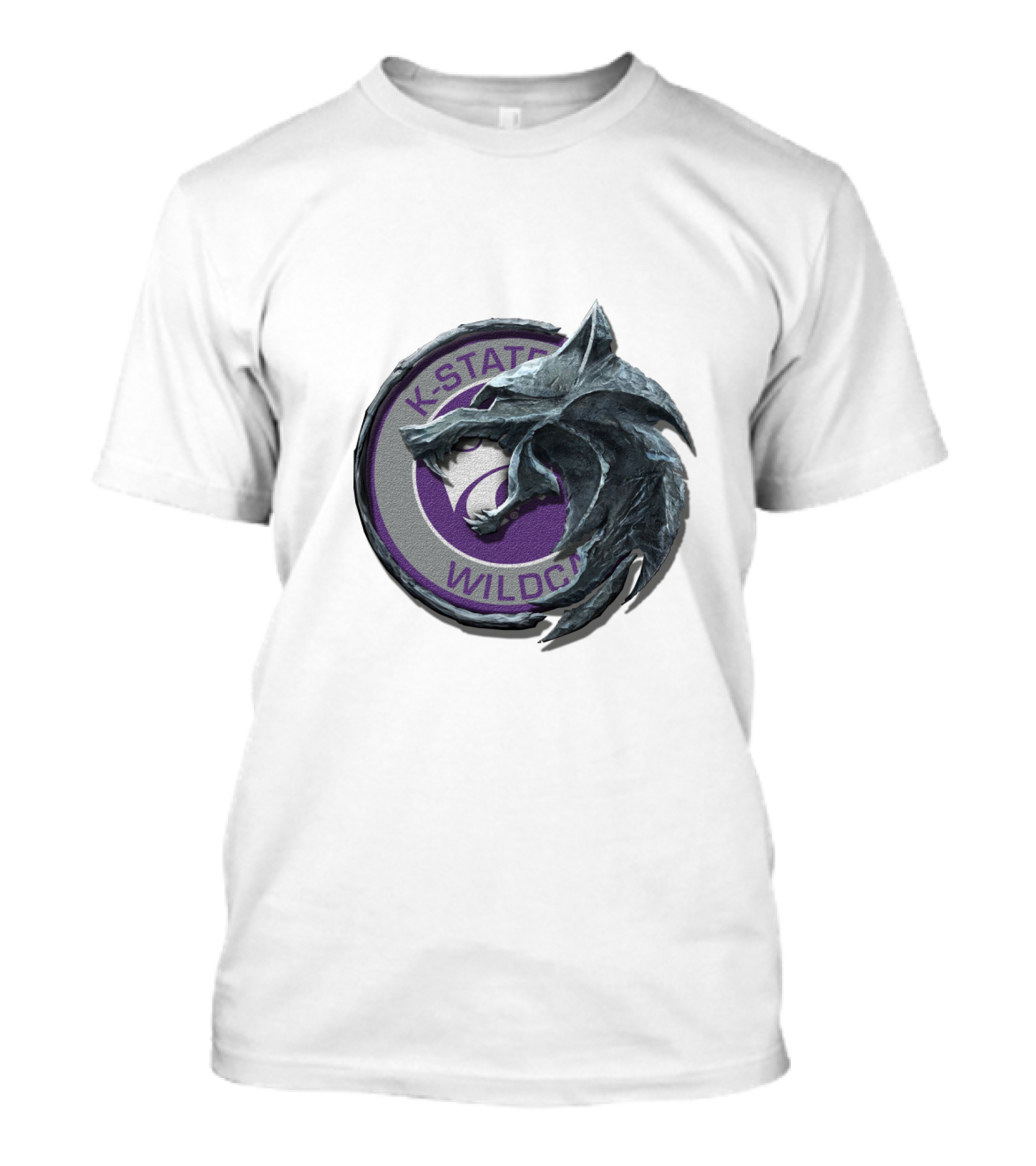 K-State Wildcats Wolf Emblem Cht1Twnc2010 T-Shirt