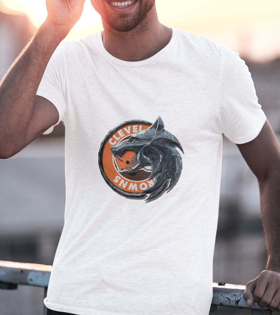 Cleveland Browns Wolf Emblem Nfl 2008 T-Shirt